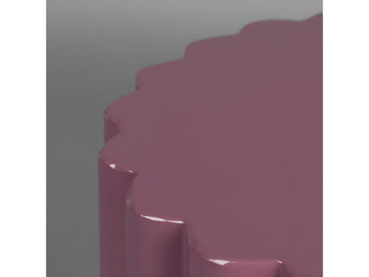 Maisonpuretop - Round Metal Side Table 32cm - Purple 83868IHSJ