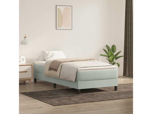 Parisianestop bed base without mattress, light grey, 100x220cm, 30206OHMS