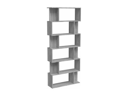 Parisianestop bookcase/room divider, grey, 80x24x192 cm, engineered wood, 29394CWBJ