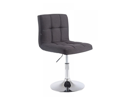 Swivel armchair - Fabric / Chrome metal - Black - Maisonpuretop 40768CIEW