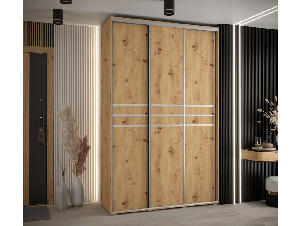 Artvivrestore 10 Sliding Door Wardrobe 235.2/150/45 3 Doors 47294FMJD
