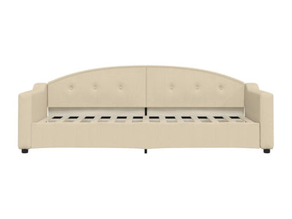 Daybed with cream mattress 80x200 cm fabric 89071IOUO