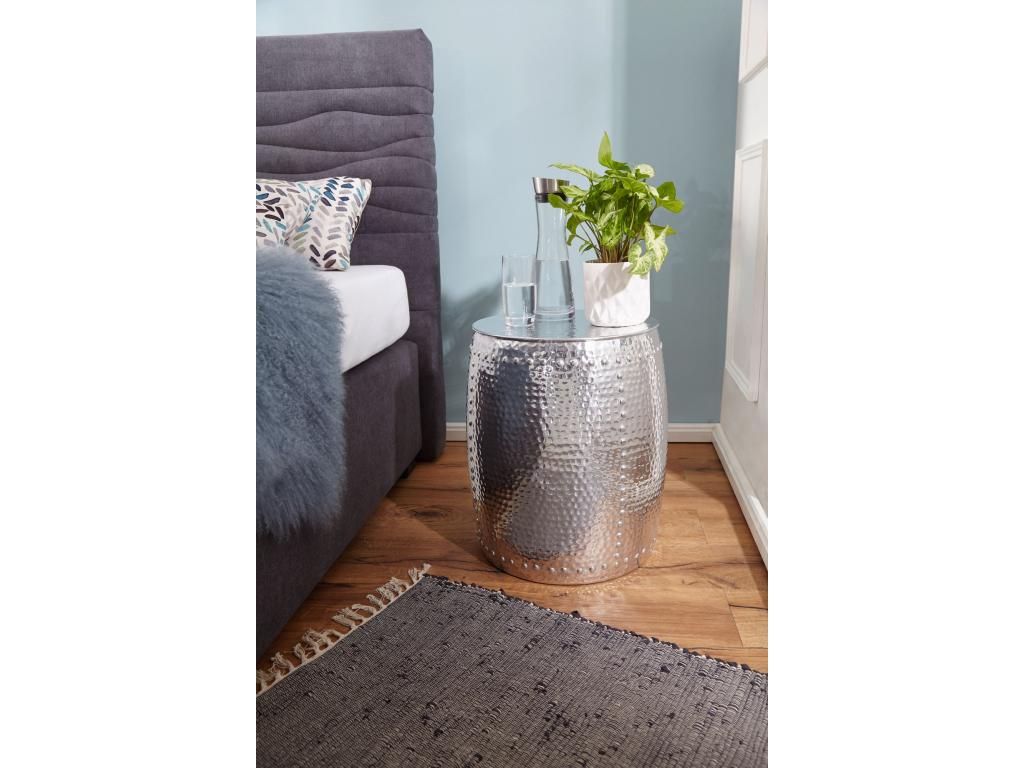 Metal side table 42x49x42 cm Round designer coffee table/end table 74285HWUS