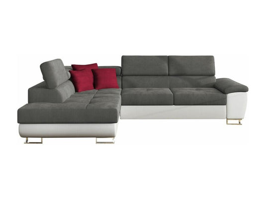 Parisianestop 166 Grey Corner Sofa with Sleeping Function and Bed Box, 270x202x71cm, 51905TQZK