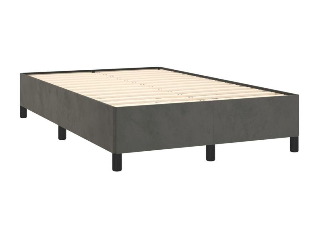 Parisianestop bed base with dark grey LED mattress 120x190 cm 81299XHJN