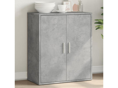 Concrete grey sideboard 60x31x70 cm engineered wood 28824YVSE