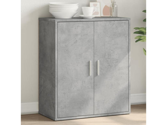 Concrete grey sideboard 60x31x70 cm engineered wood 28824YVSE
