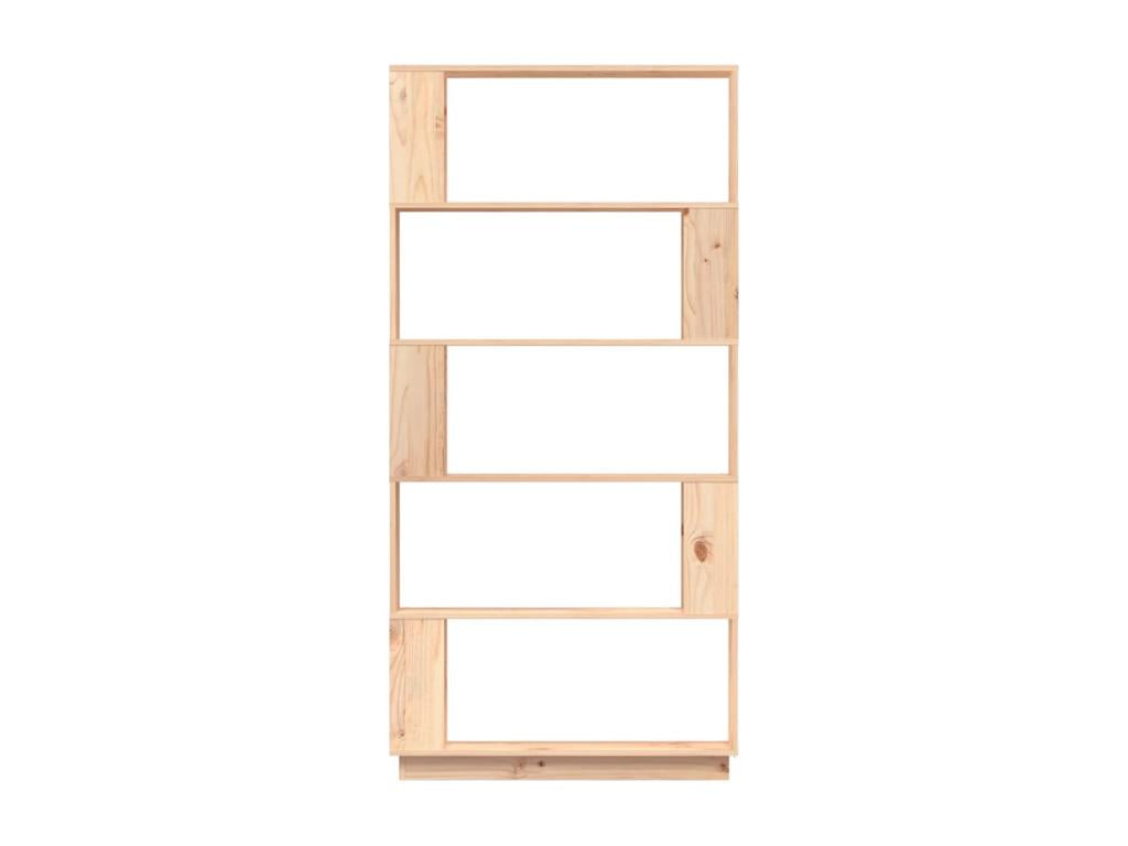 Bookshelf/Room Divider 80x25x163.5 cm Solid Pine 50612UNVX