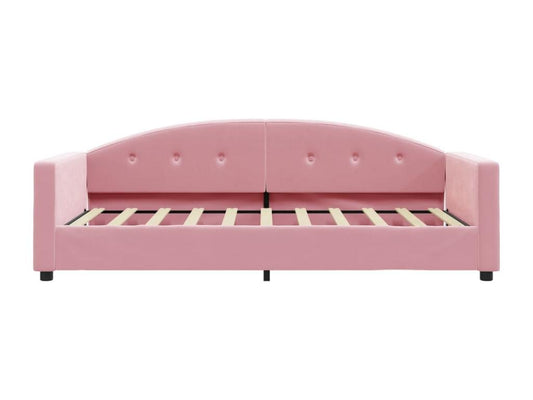 Pink daybed 80x200 cm velvet 64308DFKE