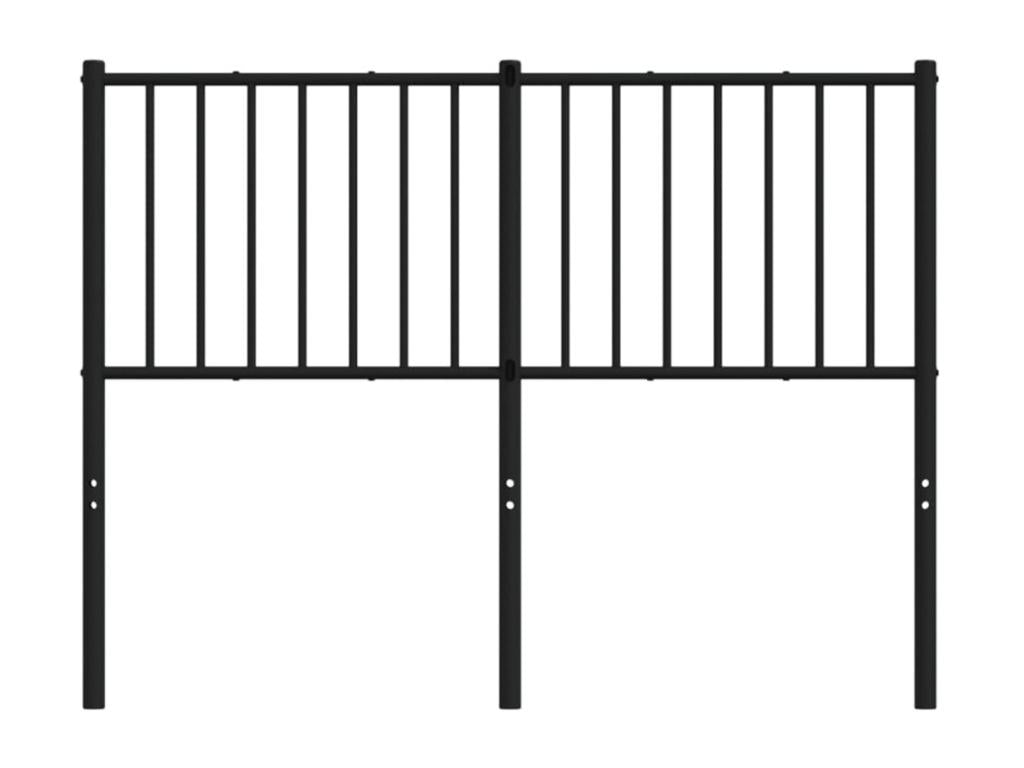 Black metal headboard 120cm 97141UGOO