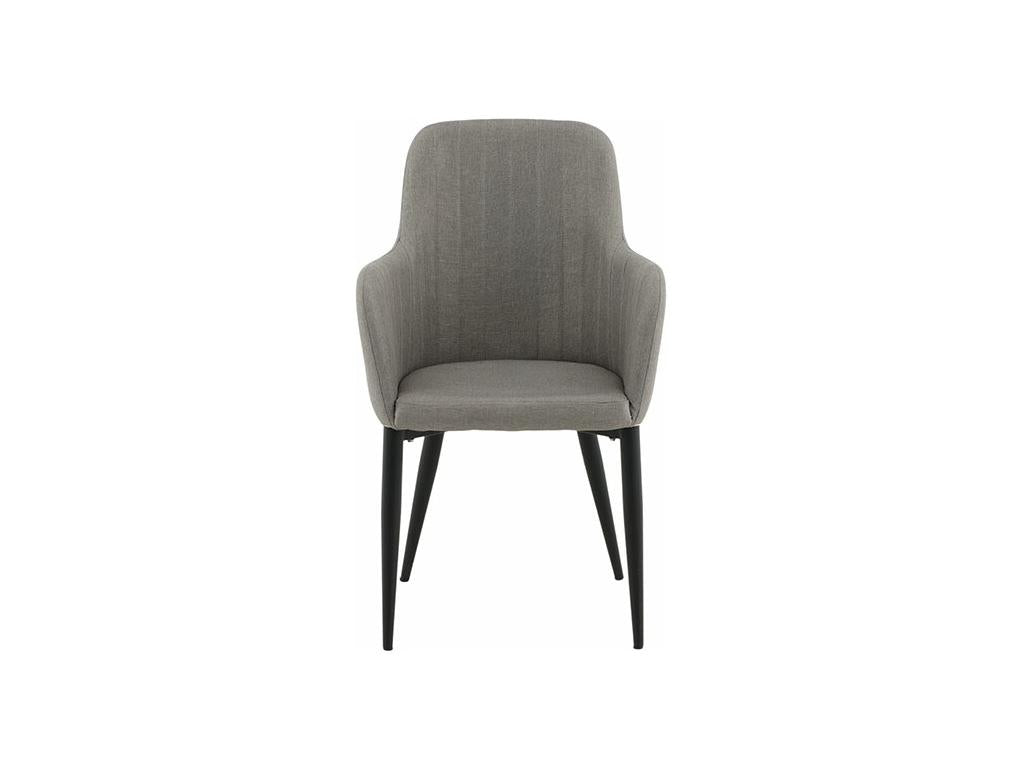 Maisonpuretop dining chair with gray armrests. 65055YCVE