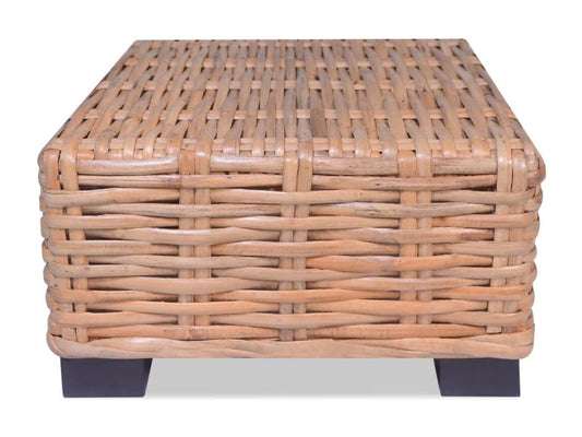 Natural rattan coffee table 45x45x30 cm 87487ELVK