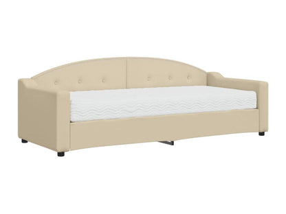 Daybed with cream mattress 80x200 cm fabric 89071IOUO