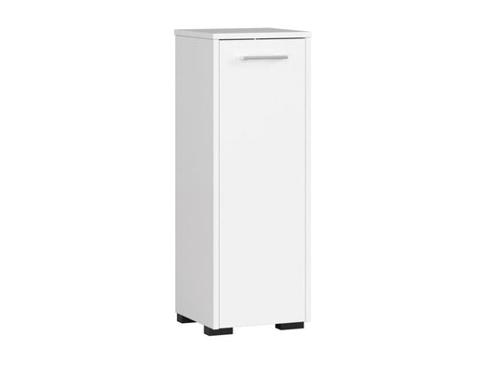 Freestanding bathroom cabinet with 1 white door and 2 shelves, 30x30x85 cm, 44760ASZI