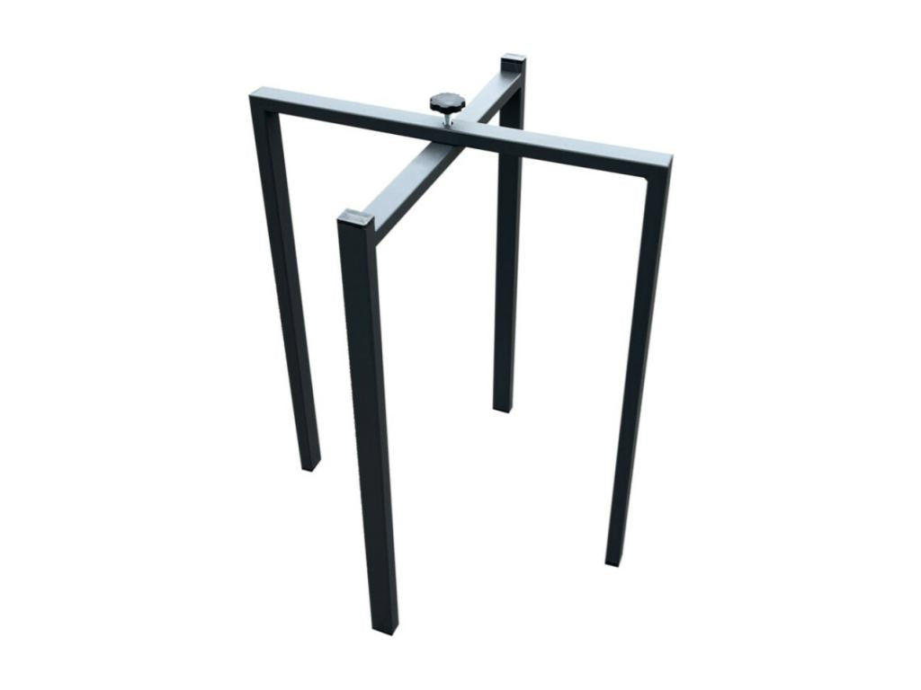 Extendable wooden dining table with V-shaped legs, Parisianestop - Brown - 4-leg support - 5 slim extensions - Extends from 130 to 390cm wide - 49420GDNQ