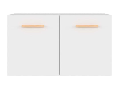 White wall cabinet 60x36.5x35 cm Engineered wood 42008LYIA
