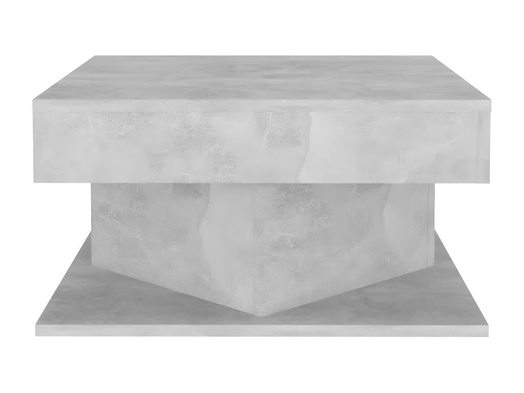 Coffee table, concrete grey, 57x57x30 cm, engineered wood, 30769KQAV