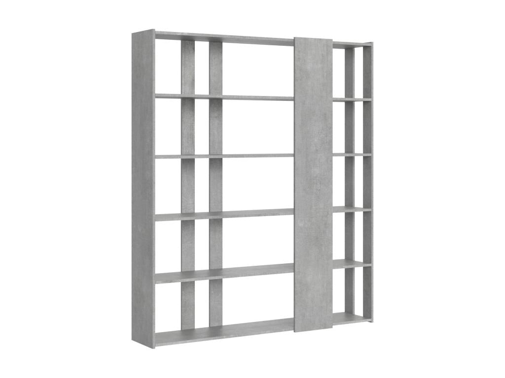 Parisianestop D bookcase, concrete grey, 94046PKXF
