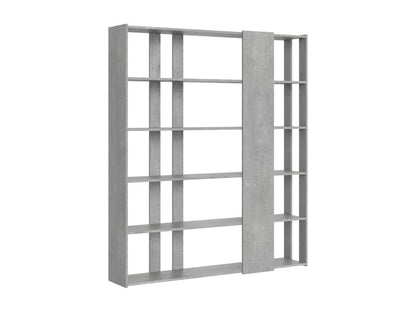 Parisianestop D bookcase, concrete grey, 94046PKXF
