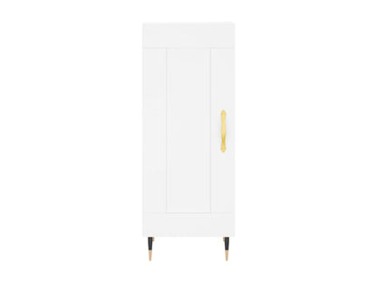 White sideboard 34.5x34x90 cm engineered wood 90851NYEB