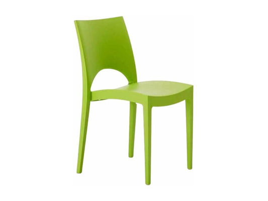 Set of 24 stackable polypropylene restaurant chairs SVEIN 73480JZSN