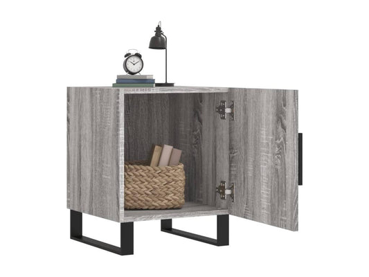 Maisonpuretop bedside table, grey, 40x40x50 cm, engineered wood, 80501CWGN