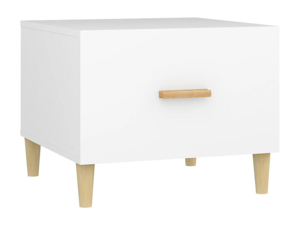 Coffee tables, 2 pieces, white, 50x50x40 cm, engineered wood, 18310UWFS