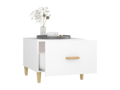 Coffee tables, 2 pieces, white, 50x50x40 cm, engineered wood, 18310UWFS