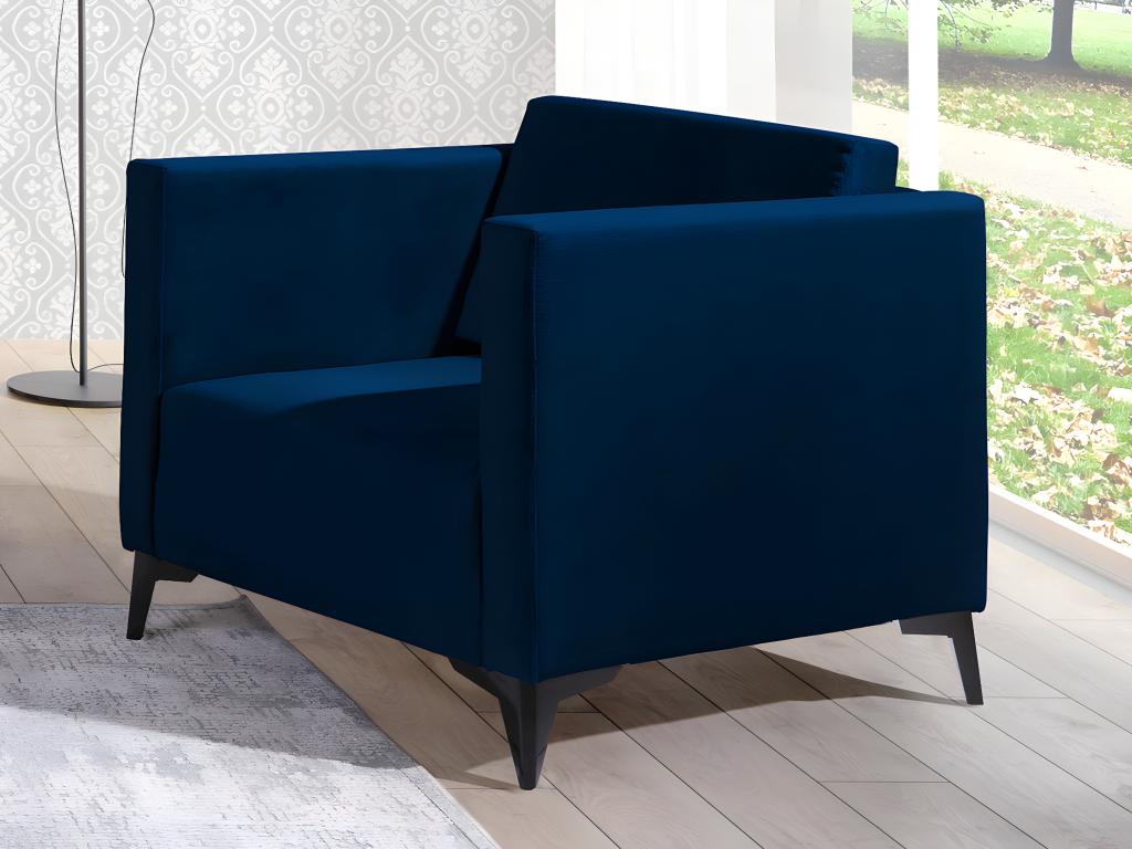 Maisonpuretop 102 Armchair, Blue, 74x76x82cm, Upholstered, Plastic Legs, 76330YQNF